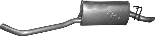 Silenciador trasero para Fiat Punto 176L