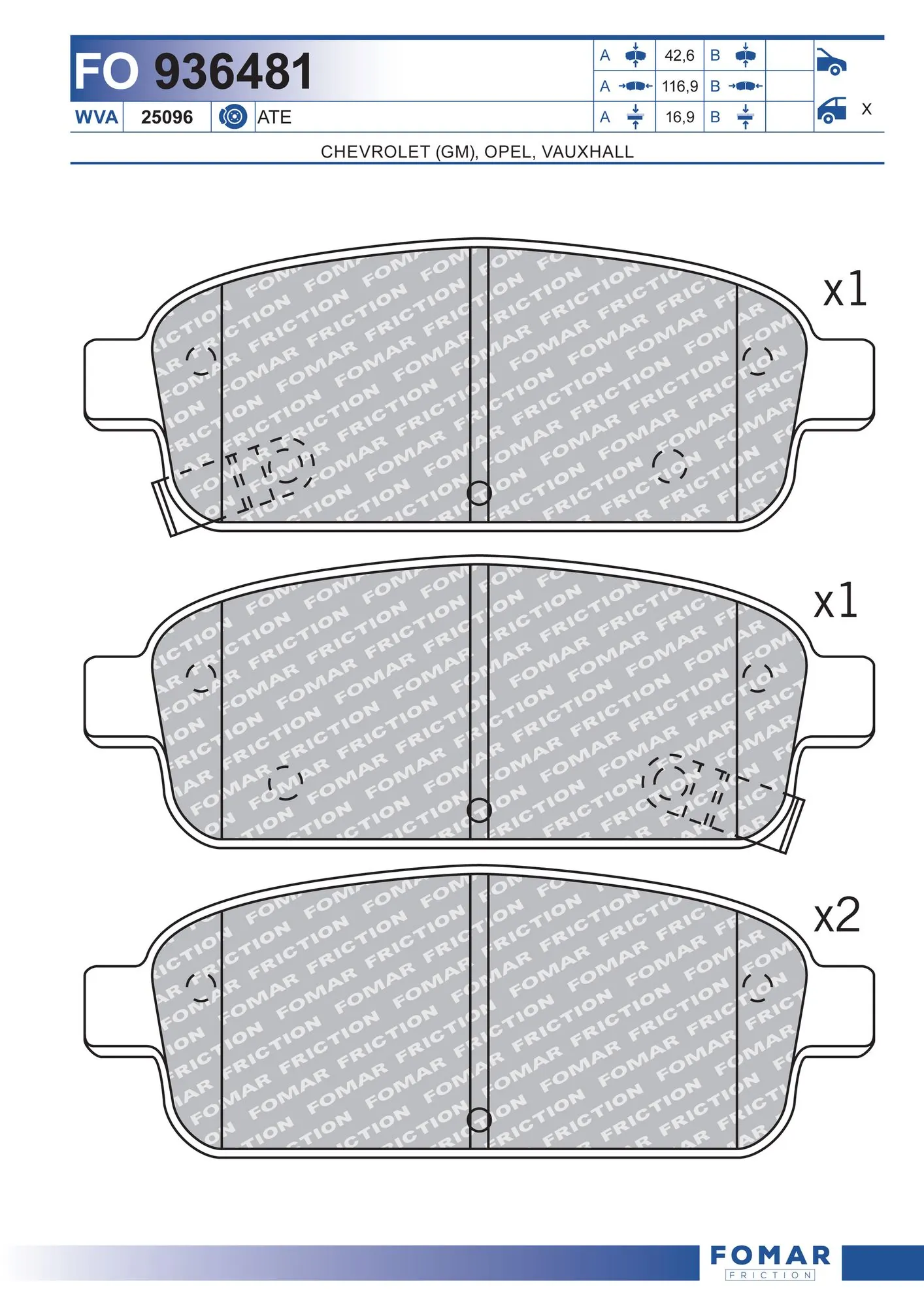 Comprar 1617287080 Peugeot/Citroen Pastillas de freno traseras