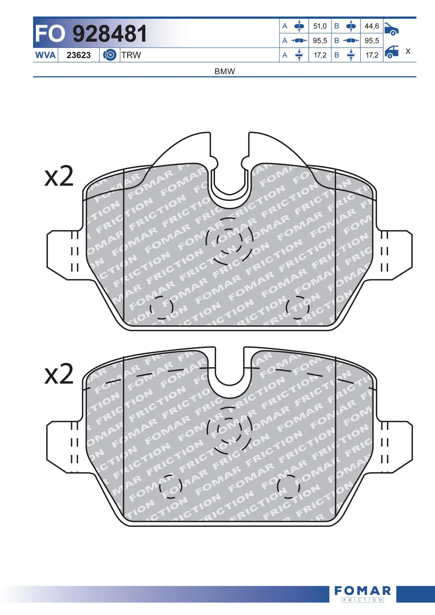 Comprar 1623061880 Peugeot/Citroen Pastillas de freno traseras