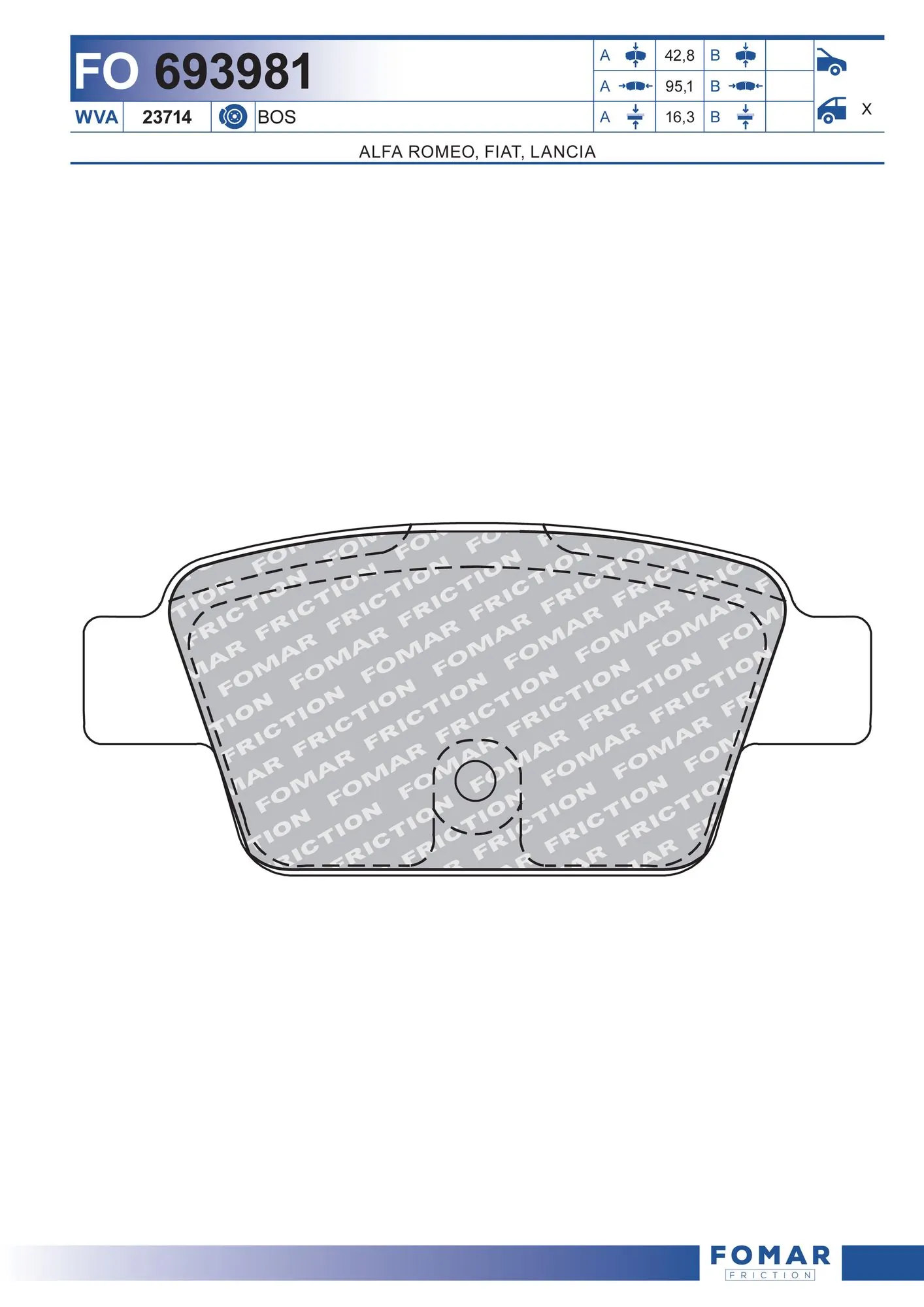 Pastillas traseras Peugeot/Citroen 1623064980