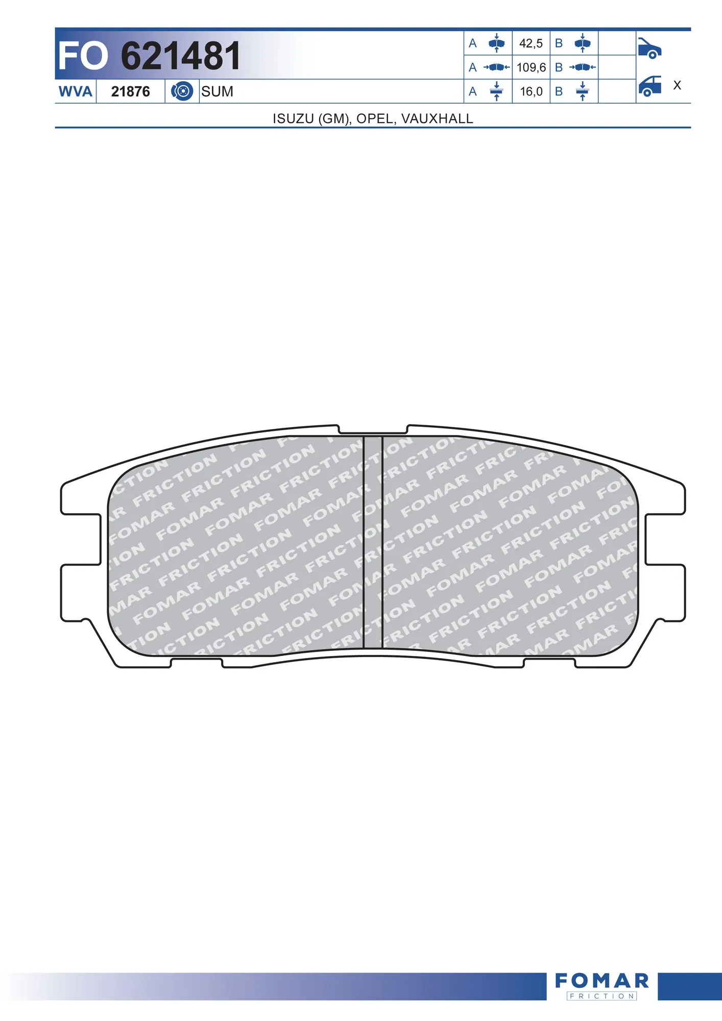 Pastillas traseras de freno General Motors 9192180 precio, desde 23,69 EUR