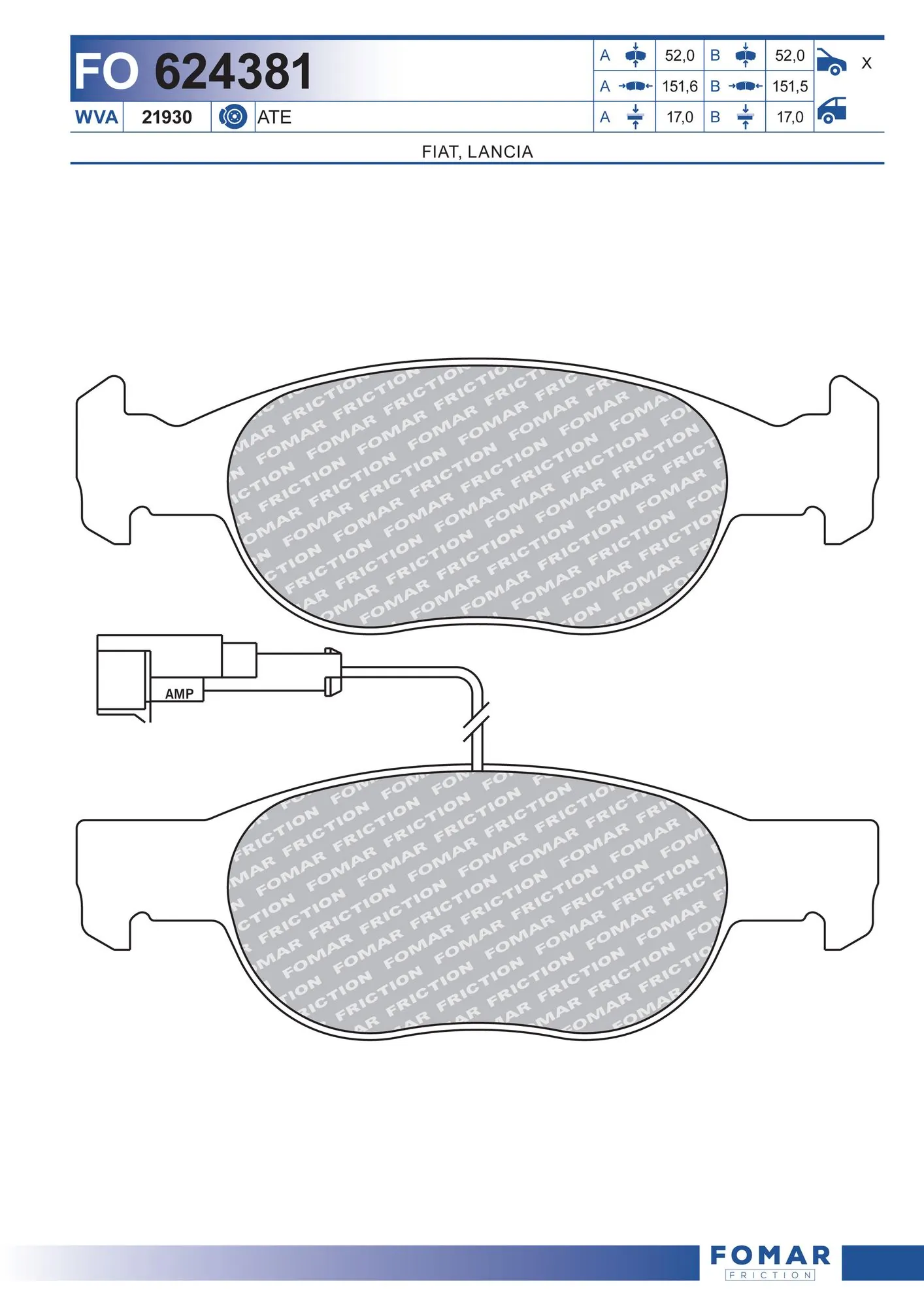 Pastillas freno delanteras Mercedes 77362199 precio, desde 21,84 EUR