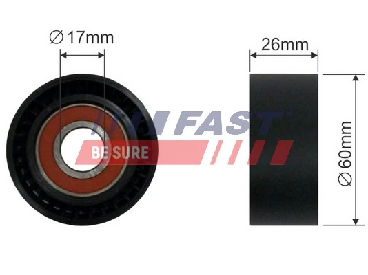 Rodillo tensor correa poli V Fiat Scudo desde 15,38 €