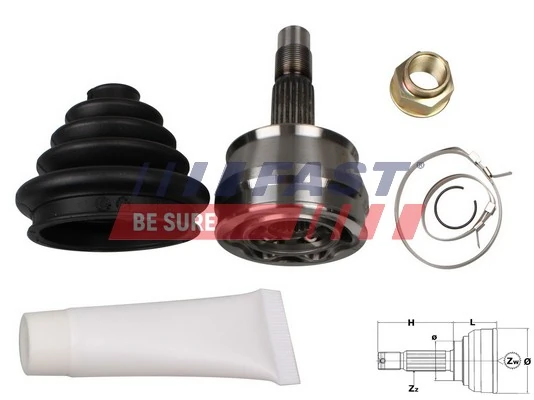 Junta homocinética exterior delantera para Fiat Punto  (199)