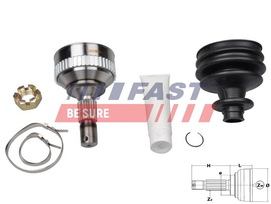 Junta homocinética exterior delantera Peugeot 308 I