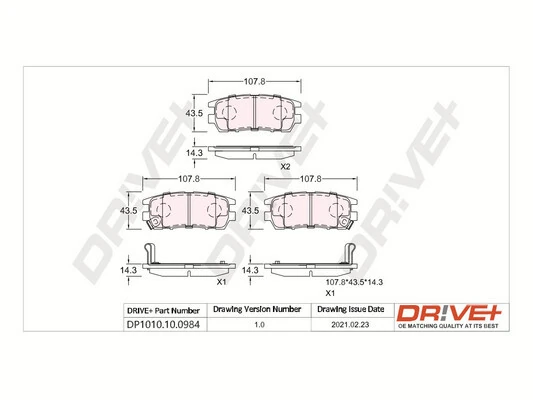 Comprar Pastillas de freno traseras de disco Mitsubishi Pajero  V2W a bajo precio