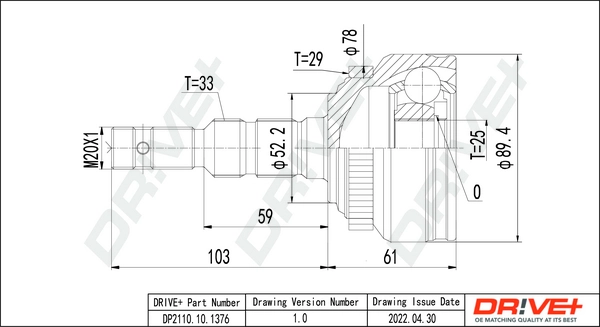 Junta homocinetica para Opel Vectra 86, 87