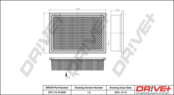 Filtro de aire de motor Ford Maverick II (2001-2007)