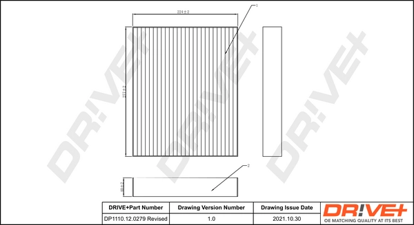 Filtro antipolen Ford Kuga III (2019-2026)