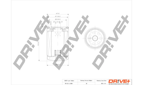 Filtro de aceite 04781452BF Chrysler