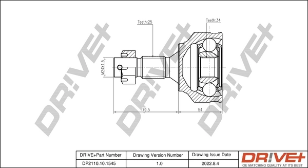 Junta homocinética exterior delantera Citroen Berlingo  desde 40,42 €