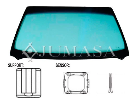 Parabrisas delantero  para Peugeot 407 SW 6E