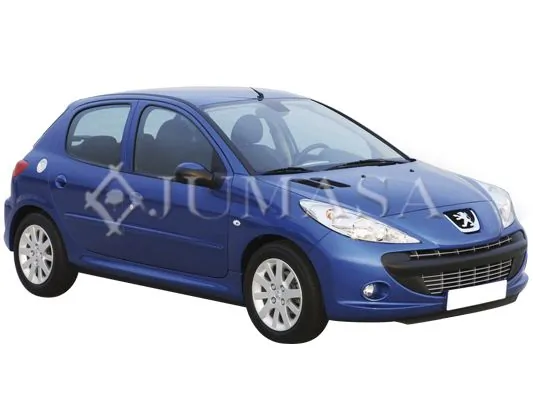 Aleta delantera izquierda Peugeot 206  (2L, 2M)