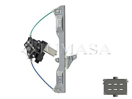 1689046680 General Motors Mecanismo levanta, puerta delantera derecha
