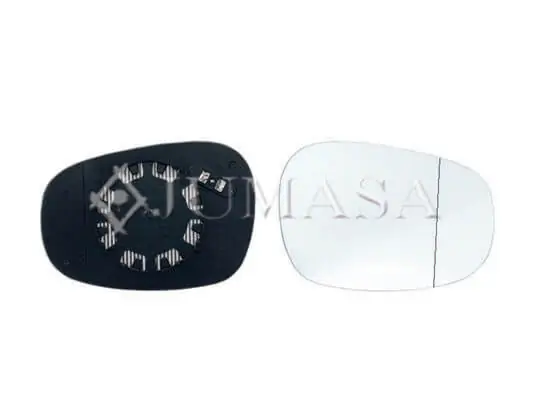Cristal de espejo retrovisor derecho RV90004 Magneti Marelli