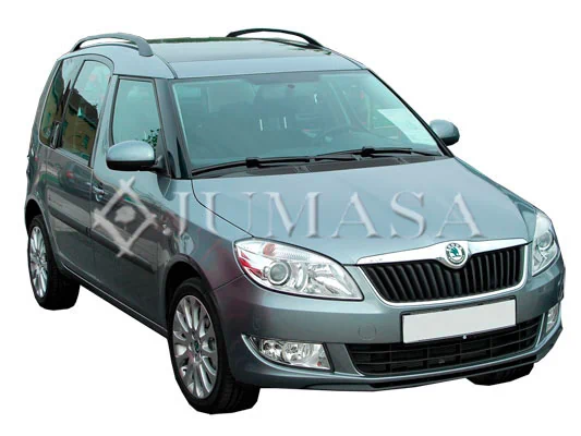Paragolpes delantero para Skoda Fabia II 5J5, 545