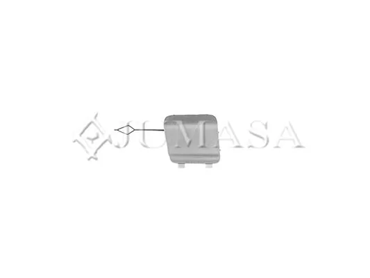 Cobertura de parachoques, enganche de remolque, delantera  para Mercedes Sprinter III 3,5-t 907, 910