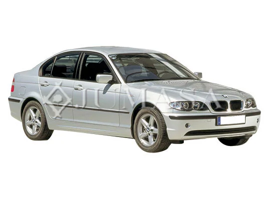 Cobertura de parachoques, enganche de remolque, delantera BMW 3 E46