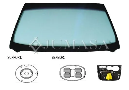 Parabrisas delantero  para Mercedes ML/GLE  W166