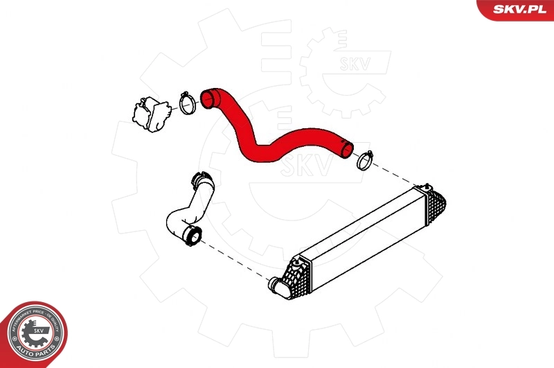 Comprar 43SKV172 SKV Tubo intercooler