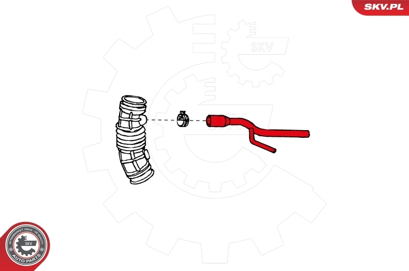 Manguera de ventilación del cárter Opel 96352073