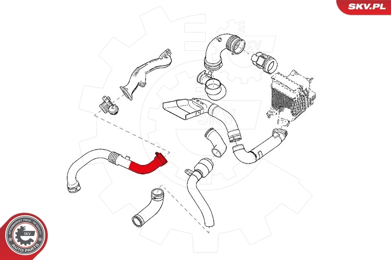 Comprar 24SKV964 SKV Tubo intercooler