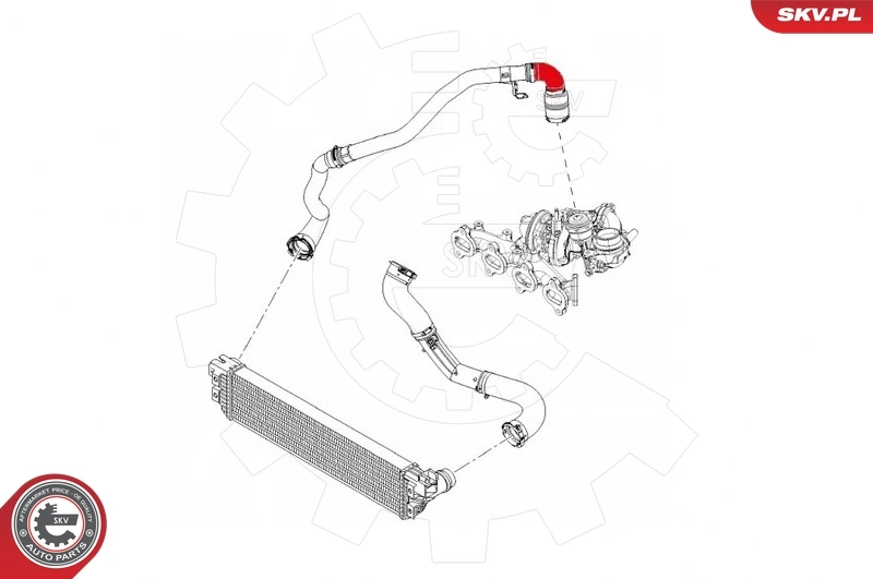 Comprar 24SKV965 SKV Tubo intercooler