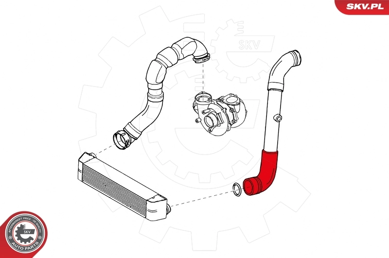 Comprar 24SKV546 SKV Tubo intercooler