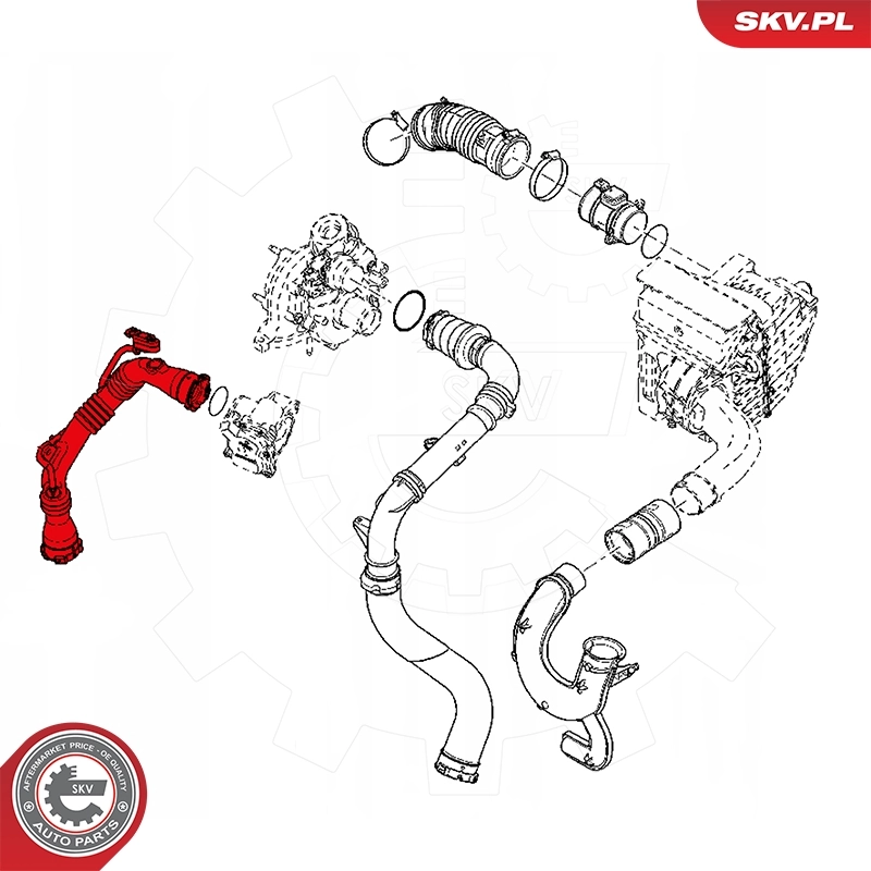 Comprar 24SKV510 SKV Tubo intercooler