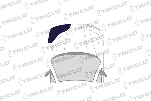 164317 Triclo Soporte de parachoques delantero izquierdo