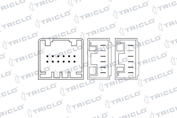 144108 Triclo Unidad de control de elevalunas delantera izquierda