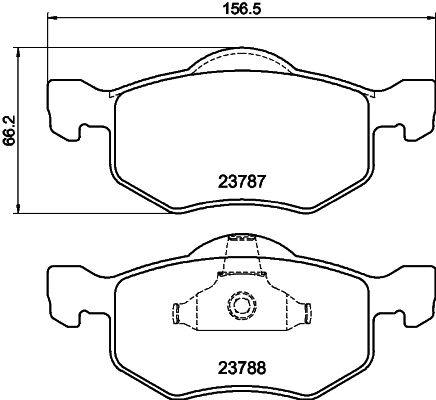 Pastillas de freno delanteras Ford Maverick II