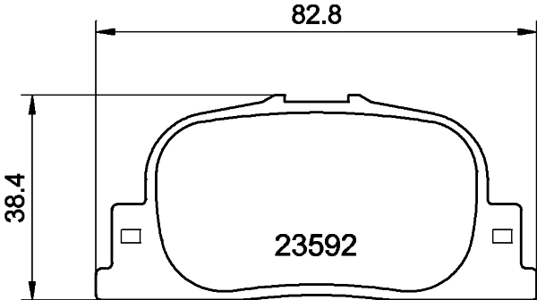 C22022 Japan Cars Pastillas freno traseras