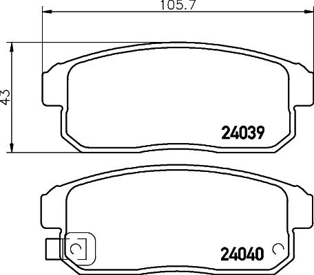 Comprar Pastillas de freno traseras Mazda RX-8  SE