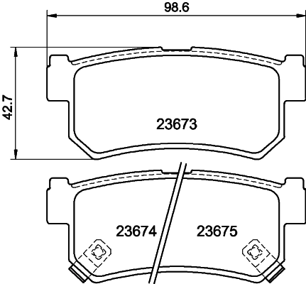 Pastillas traseras de freno Hyundai/Kia 4841308051 precio, desde 25,09 EUR