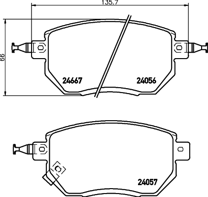 Pastillas freno delanteras Nissan Altima L31 sedán (2001 - 2006) precio, desde 34,86 EUR