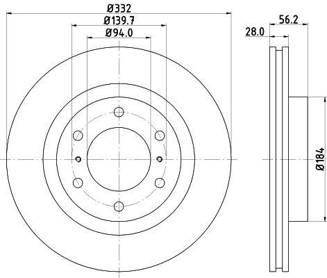 Comprar Disco de freno Mitsubishi Pajero IV SHORT V80