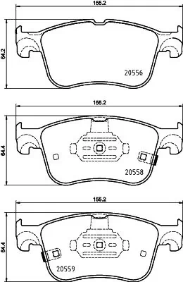 Pastillas de freno delanteras Ford Focus IV