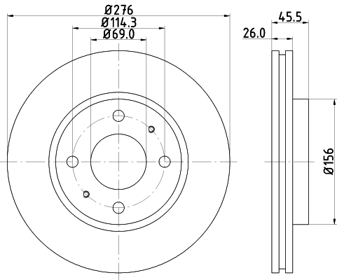 Comprar MR510742 VAG Freno de disco delantero