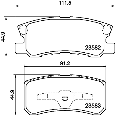 Comprar MN102628 Toyota Pastillas de freno traseras