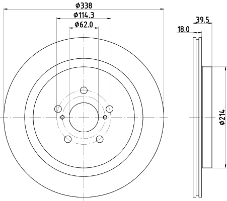 Comprar 18873 ABS Disco de freno trasero