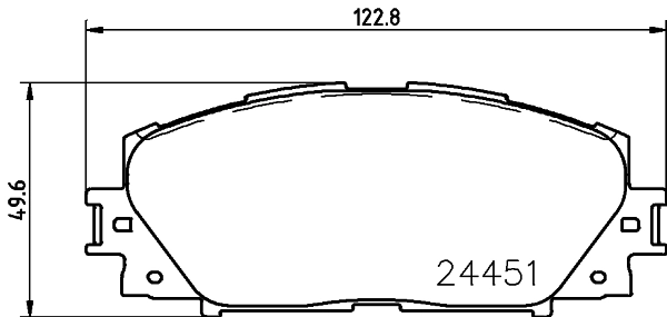 Pastillas de freno delanteras Toyota 3501140G08