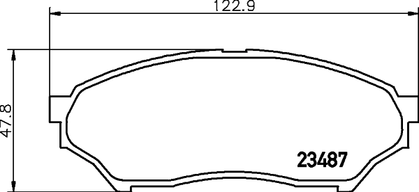 Pastillas delanteras para Mitsubishi Pajero PININ H60, H70