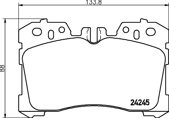 Comprar Pastillas de freno Lexus LS 460/460L USF4