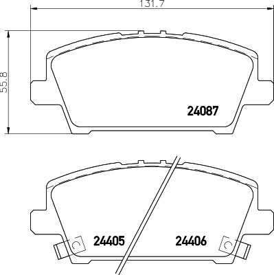Pastillas freno delanteras Honda Civic VIII hatchback (FK, FN) (2005 - 2012) precio, desde 32,26 EUR