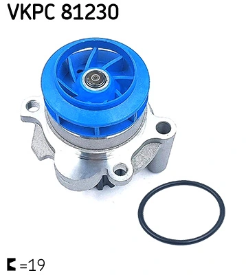 VKPC81230 SKF Bomba refrigerante coche