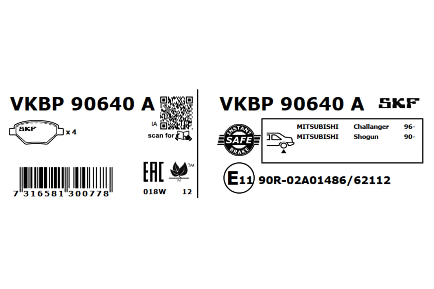 VKBP90640A SKF