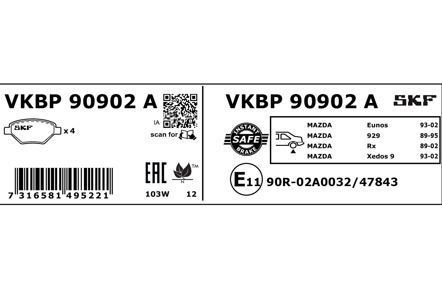 VKBP90902A SKF