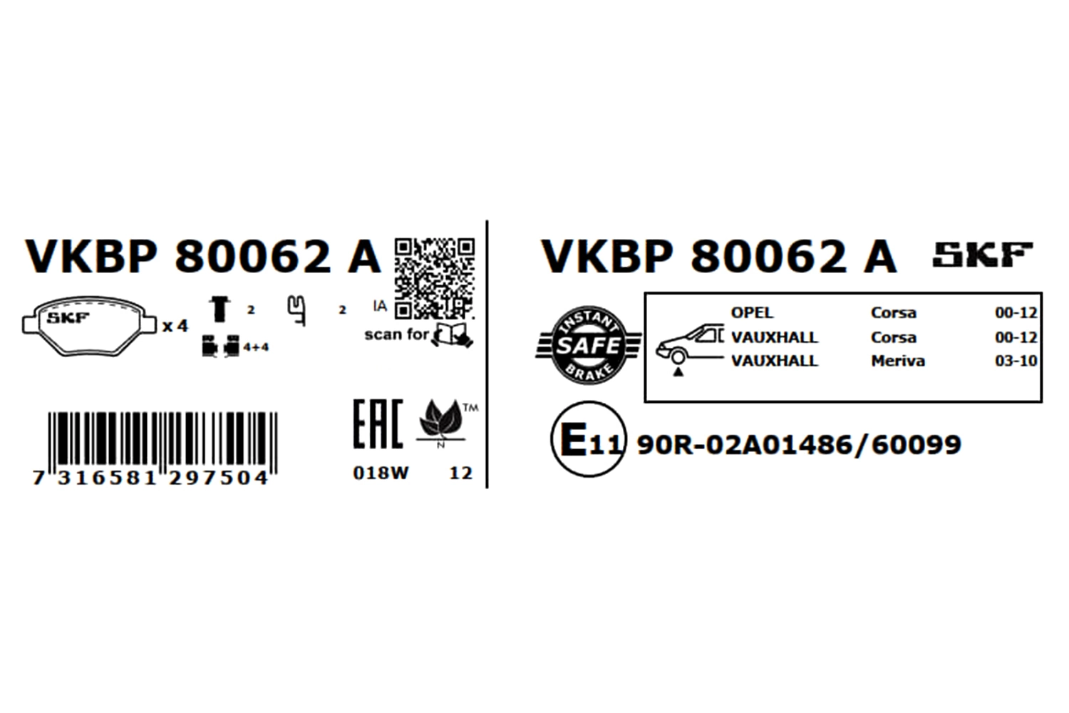 VKBP80062A SKF