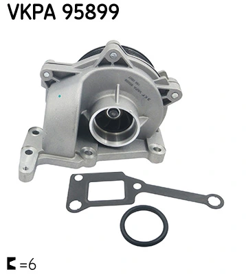 VKPA95899 SKF Bomba refrigerante coche